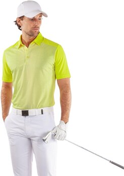 Риза за поло Galvin Green Mile Mens Polo Shirt Lime/White M Риза за поло - 3