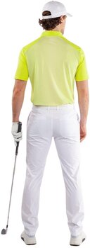 Риза за поло Galvin Green Mile Mens Polo Shirt Lime/White M Риза за поло - 6