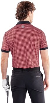 Риза за поло Galvin Green Mate Mens Polo Shirt Red/Black S - 4