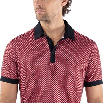Chemise polo Galvin Green Mate Mens Polo Shirt Red/Black S Chemise polo - 7