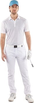 Chemise polo Galvin Green Mio Mens Grey/White L Chemise polo - 5