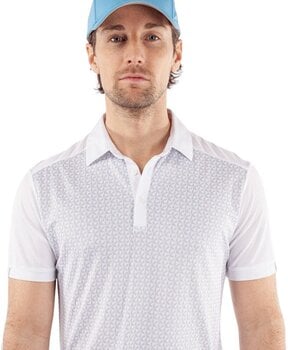 Chemise polo Galvin Green Mio Mens Grey/White L Chemise polo - 7