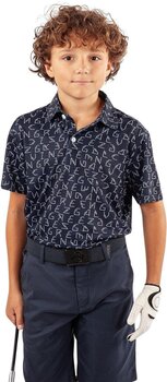 Polo košeľa Galvin Green Rickie Boys Polo Shirt Navy 158/164 Polo košeľa - 3