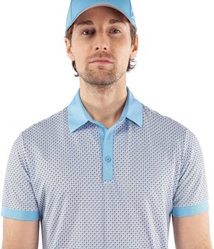 Camisa pólo Galvin Green Mate Mens Alaskan Blue L Camisa pólo - 7