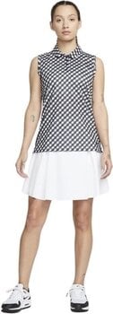 Saia/Vestido Nike Dri-Fit Advantage Womens Long Golf Skirt White/Black XS - 5