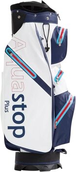 Golf Bag Jucad Aquastop Plus Blue/White/Red Racing Design Golf Bag - 2