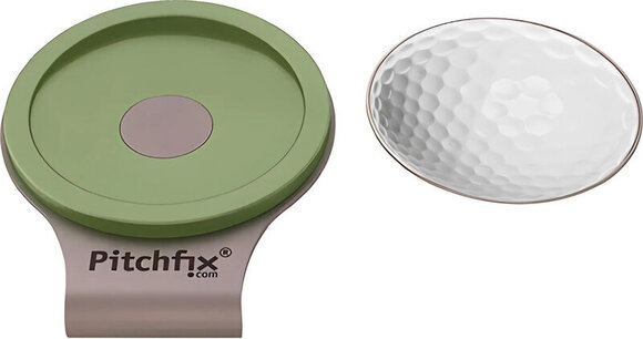 Golf Ball Marker Pitchfix HatClip 2.0 Light Green - 2