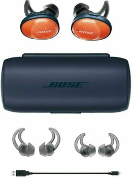 True trådlös in-ear Bose SoundSport Free Bright Orange - 2