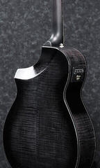 guitarra eletroacústica Ibanez AEWC400-TKS Transparent Black Sunburst guitarra eletroacústica - 1