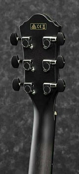 Guitare Jumbo acoustique-électrique Ibanez AEWC400-TKS Transparent Black Sunburst - 4