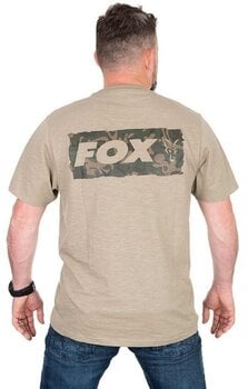 Тениска Fox Тениска Limited LW Khaki Large Print T-Shirt L - 3