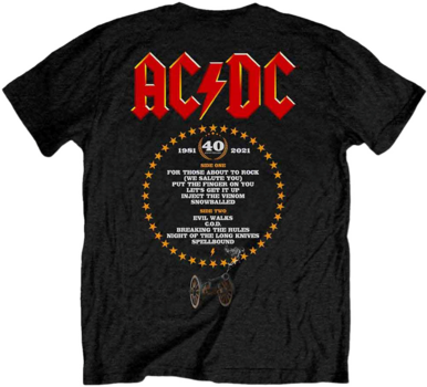 Košulja AC/DC Košulja FTATR 40th Flaming Black 2XL - 2