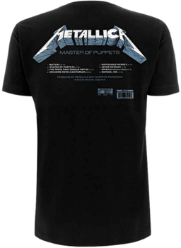 Shirt Metallica Shirt Master Of Puppets Tracks Black M - 2