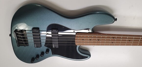 Bas cu 5 corzi Fender Squier Contemporary Active Jazz Bass RMN HH V Gunmetal Metallic (Folosit) - 2