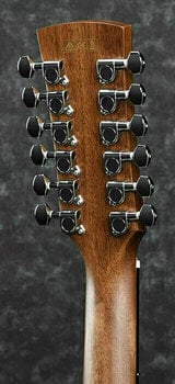 12 húros elektroakusztikus gitár Ibanez AW5412CE Open Pore Natural - 4