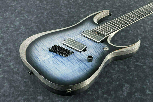 Multiscale electric guitar Ibanez RGDIM6FM Cerulean Blue Burst flat - 2
