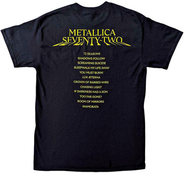 Skjorta Metallica Skjorta 72 Seasons SquaRed Cover Black S - 2