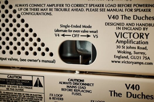 Kitarski ojačevalec z elektronkami Victory Amplifiers Duchess V40 Compact Sleeve - 8