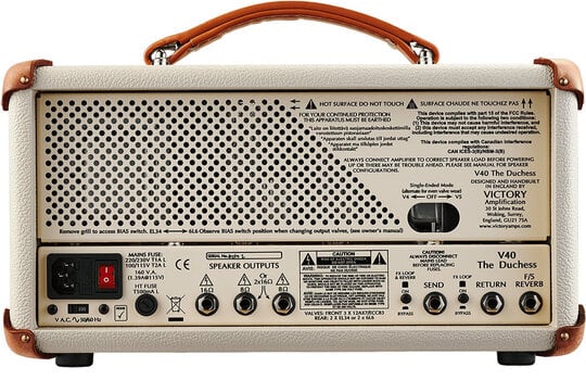 Kitarski ojačevalec z elektronkami Victory Amplifiers Duchess V40 Compact Sleeve - 3