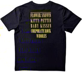 Риза Nirvana Flower Sniffin (Back Print) Unisex Тениска с къс ръкав/Black/Къси - 1