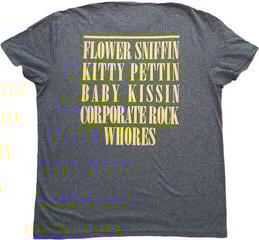 Риза Nirvana Yellow Happy Face (Back Print) Unisex Тениска с къс ръкав/Brindle/Къси - 1