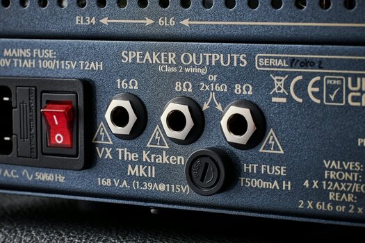Kitarski ojačevalec z elektronkami Victory Amplifiers Kraken VX MKII Lunchbox Head - 9