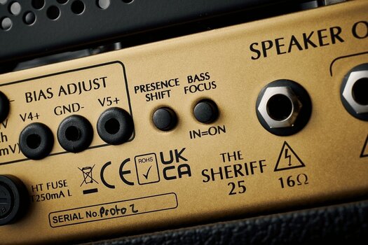 Kitarski ojačevalec z elektronkami Victory Amplifiers Sheriff 25 Compact Sleeve - 8