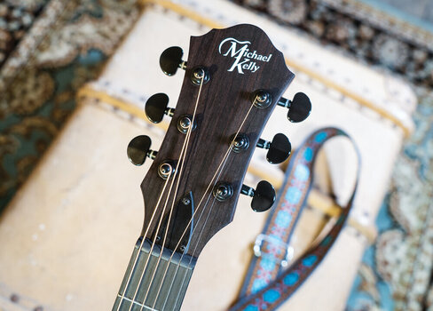 Elektro-Akustikgitarre Michael Kelly Forte Port Exotic Ziricote Elektro-Akustikgitarre - 8