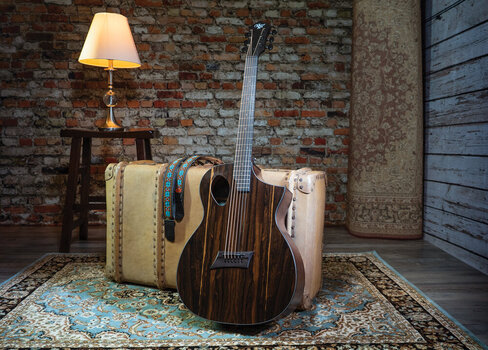 Elektro-Akustikgitarre Michael Kelly Forte Port Exotic Ziricote Elektro-Akustikgitarre - 10