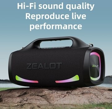 bärbar högtalare Zealot S79 Black - 3