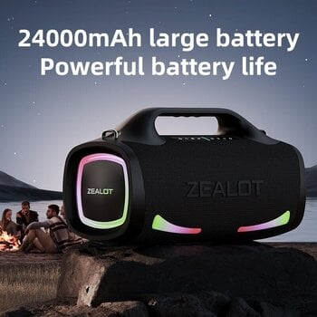bärbar högtalare Zealot S79 Black - 4