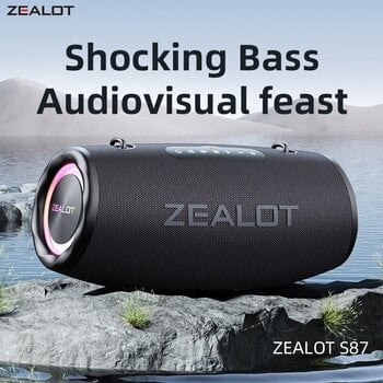 Bærbar højttaler Zealot S87 Black - 2