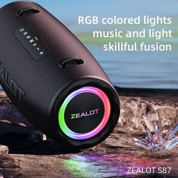 Bærbar højttaler Zealot S87 Black - 5