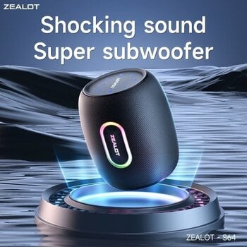 portable Speaker Zealot S64 Black - 2