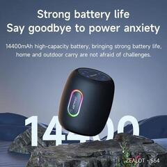 Portable Speaker Zealot S64 Portable Speaker Black - 6