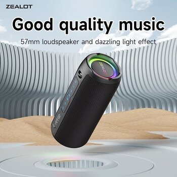 bärbar högtalare Zealot S49 PRO Black - 2