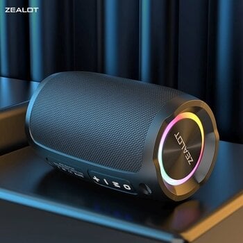 bärbar högtalare Zealot S49 Black - 2