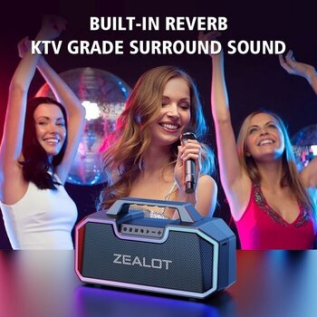 Karaoke rendszer Zealot S57 Karaoke rendszer Black - 7
