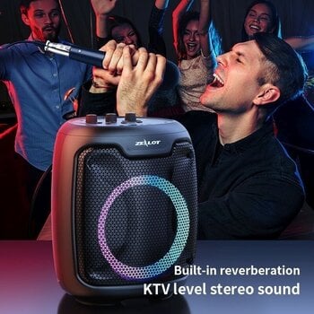 Sistema de karaoke Zealot P8 Sistema de karaoke Black - 3