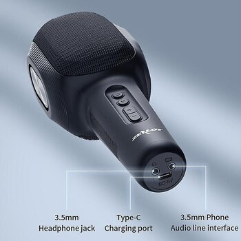 Karaoke systém Zealot S58 Karaoke systém Black - 2