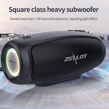 portable Speaker Zealot S37L Black - 3