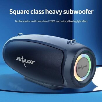 Portable Lautsprecher Zealot S37L Black - 7
