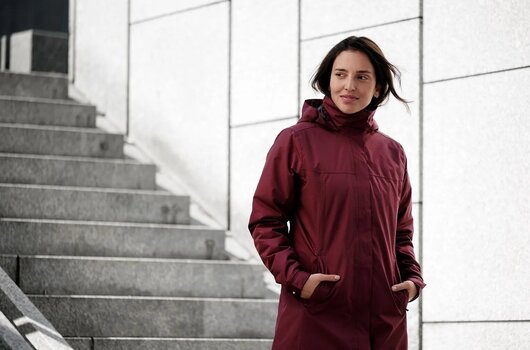 Kabát Helly Hansen Women's Aden Insulated Rain Coat Kabát White XS - 13