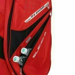 Golftaske Big Max Silencio 2 Red/Black Cart Bag - 6