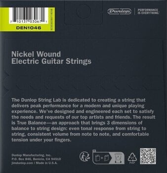 Snaren voor elektrische gitaar Dunlop DEN1046 - 2