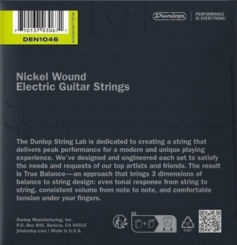 Strenge til E-guitar Dunlop DEN1046 - 2