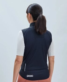 Cykeljacka, väst POC Enthral Women's Gilet Uranium Black XL Väst - 4