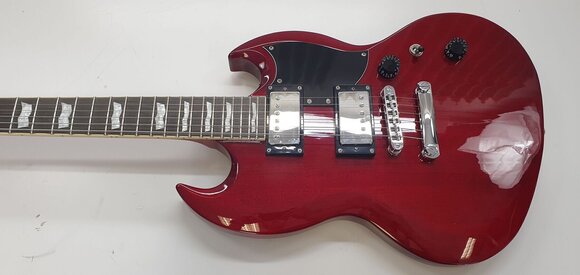 E-Gitarre ESP LTD Viper-256 SeeThru Black Cherry (Beschädigt) - 2