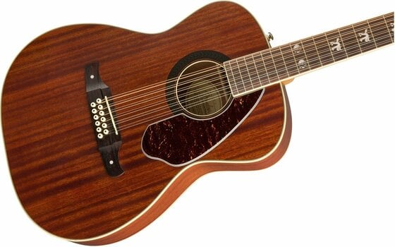 12-string Acoustic-electric Guitar Fender Tim Armstrong Hellcat 12 Natural - 4