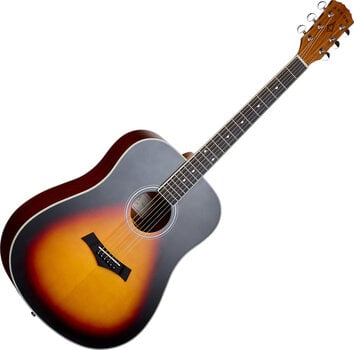 Akoestische gitaar Arrow Silver D Sunburst - 2